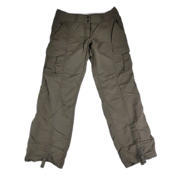 ExOfficio Insect Shield technology Olive Green Women's Cargo Pants Size 10 - Picture 1 of 8